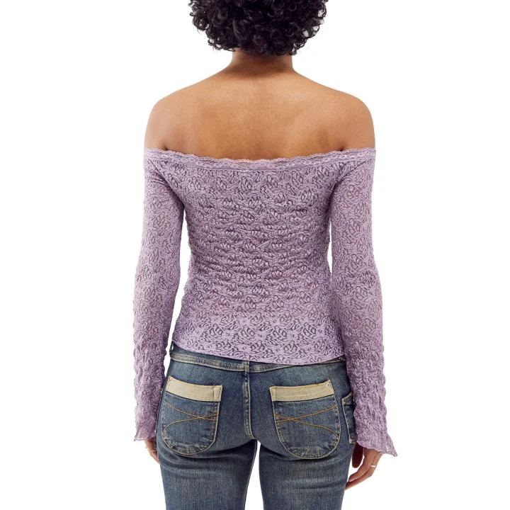 Urban Outfitters Dantelli Tül Bluz
