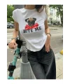 y2k Pug Bıte Me T-shirt
