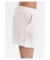 Keten Gofre Kumaş Şort