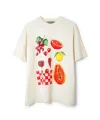 y2k Meyve Baskılı Oversize T-Shirt