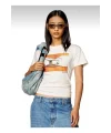 y2k D*esel Bra Baskılı T-shirt