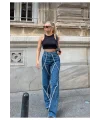 y2k Detaylı Denim Pantolon