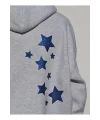 VibeGaia Simli Yıldız Baskı Sweatshirt
