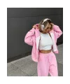 VibeGaia Taşlı Pembe Eşofman Takımı