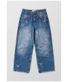 Kurdele Detay Baggy Jean