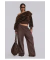 Kahverengi Bol Jogger JL