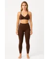 Dikişsiz Fit Sporcu Sütyeni Destekli Crop Spor Üst