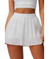 Kadın Pileli Şortlu Etek