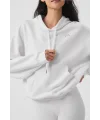 Oversize Kapüşonlu Sweatshirt Yumuşak Dokulu Günlük Rahat Stil Hoodie
