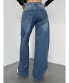 Yıkamalı Süper Baggy Ekstra Geniş Paça Jean