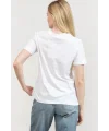 Kadın Marka Muadili Kadın Minimal Beyaz Regular Fit T-Shirt