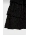 Dantel Dökümlü Mini Etek