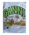 GANNİ Beyaz Basic Park Tişört