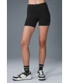 Kadın Yüksek Bel Toparlayıcı Spor Biker Şort 5 Diz Üstü Kesim