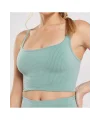 Kadın Turkuaz Seamless Spor Sütyeni Pause Bralette Maya Blue