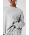 Oversize Bisiklet Yaka Sweatshirt