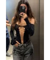 Taşlı Bodysuit