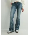 Y2k Çizme Paça Süper Düşük Bel Yıkamalı Jean Bootcut Kot Pantolon & Low Waist