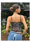 VibeGaia y2k Zebra Transparan Askılı