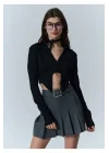 VibeGaia Uzun Kol Korse Crop