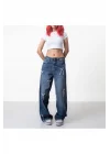Kurdele Detay Baggy Jean