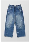 Kurdele Detay Baggy Jean