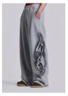 Gri Yıldız Desenli JL Jogger Pantolon