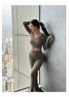 Gymshark Flare Tayt - Haki