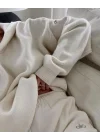Ao Baskılı Modal Lastikli Yazı Baskılı Bol Paça Eşofman Altı Pantolon