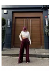 Bağlama Detay Kumaş Pantolon