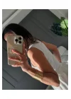 Beyaz Şeffaf Askı Detay Atlet