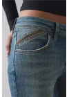 Brooke Düşük Bel Flare Jean