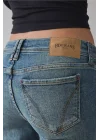 Brooke Düşük Bel Flare Jean