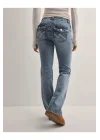 Düşük Bel Luxury Taşlı Kot Pantolon