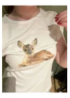 Fiyonk Detay Baskı T-Shirt