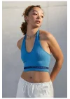 Iets Boyundan Geçmeli Mavi Crop