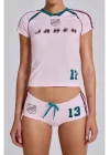JADED Baskılı Forma T-Shirt JL