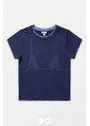 JL Lacivert Bikini Tshirt