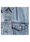 Kadın Mavi Trucker Ceket