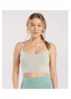 Kadın Seamless Spor Sütyeni Pause Bralette Çakıl Grisi