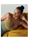 Kadın Seamless Spor Sütyeni Pause Bralette Griffin Yeşili