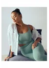 Kadın Turkuaz Seamless Spor Sütyeni Pause Bralette Maya Blue