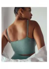 Kadın Turkuaz Seamless Spor Sütyeni Pause Bralette Maya Blue