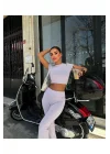 Lila Belden Katlamalı Mikro Takım