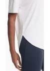 Modal Lazer Kesim Beyaz T-Shirt
