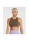 Performance Bra Çift Katlı Pedli Spor Sütyeni Krem Bralet