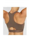 Performance Bra Çift Katlı Pedli Spor Sütyeni Krem Bralet