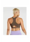Performance Bra Çift Katlı Pedli Spor Sütyeni Krem Bralet