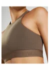 Performance Bra Çift Katlı Pedli Spor Sütyeni Krem Bralet