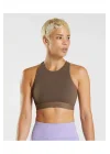 Performance Bra Çift Katlı Pedli Spor Sütyeni Krem Bralet